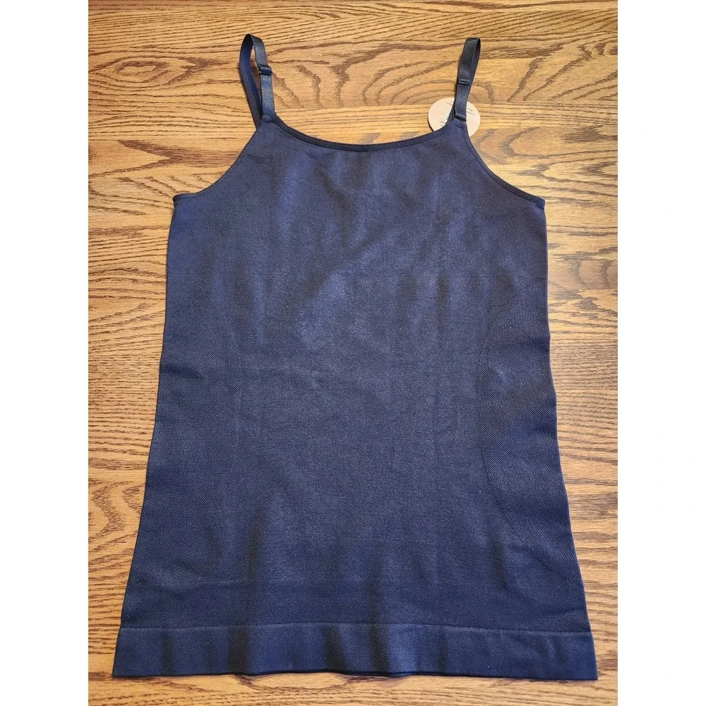 NWT Shapermint Essentials All Day Every Day Scoop Neck Cami XL Black‎ Shapewear